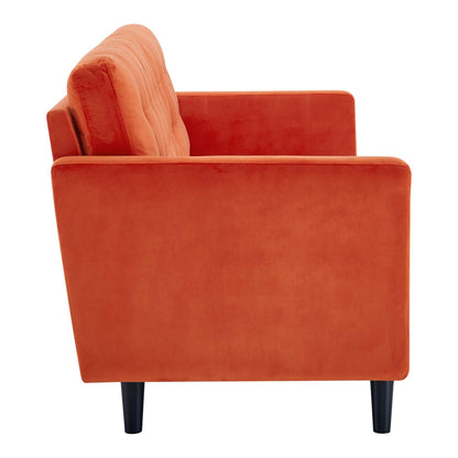 Exalt Tufted Performance Velvet Sofa by Furniture for America