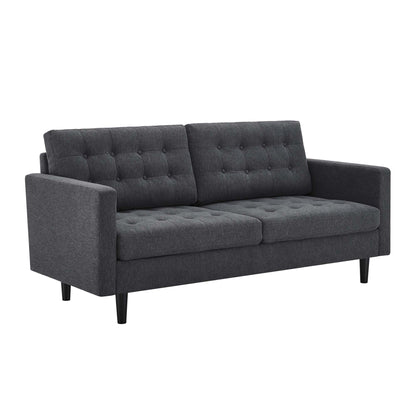 Exalt Tufted Performance Velvet Sofa by Furniture for America