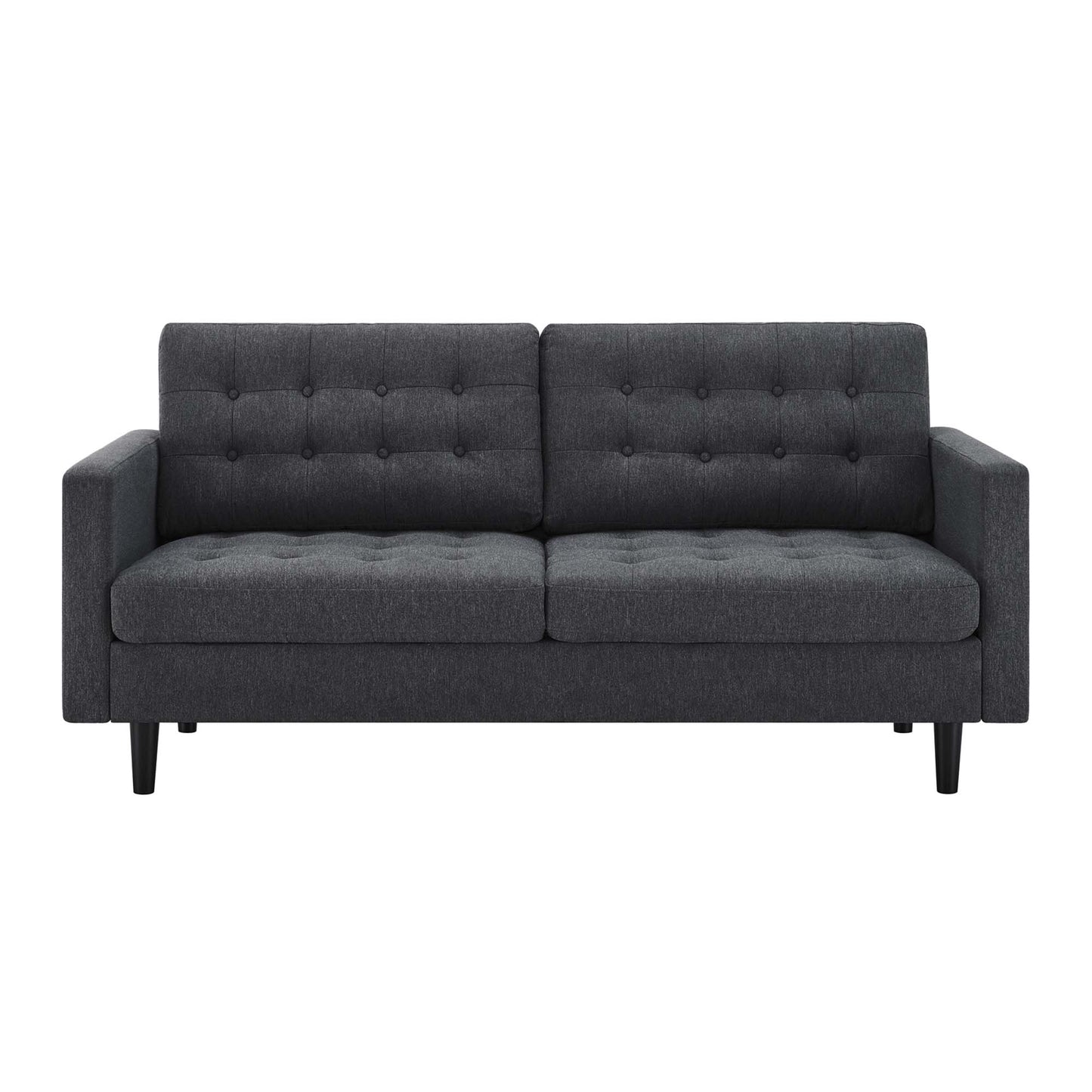 Exalt Tufted Performance Velvet Sofa by Furniture for America