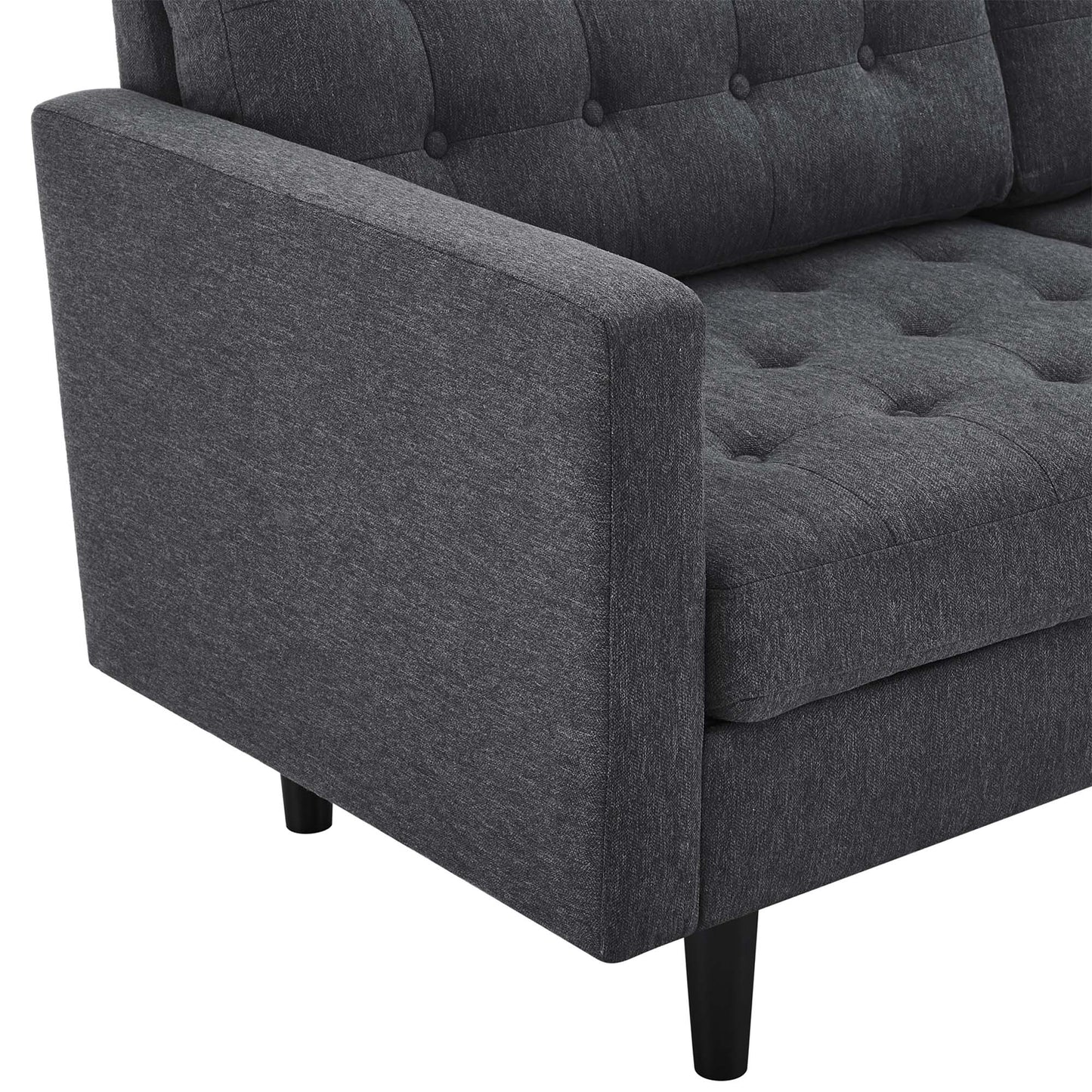 Exalt Tufted Performance Velvet Sofa by Furniture for America