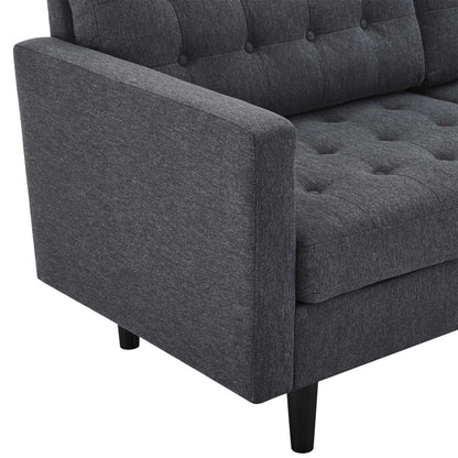 Exalt Tufted Performance Velvet Sofa by Furniture for America
