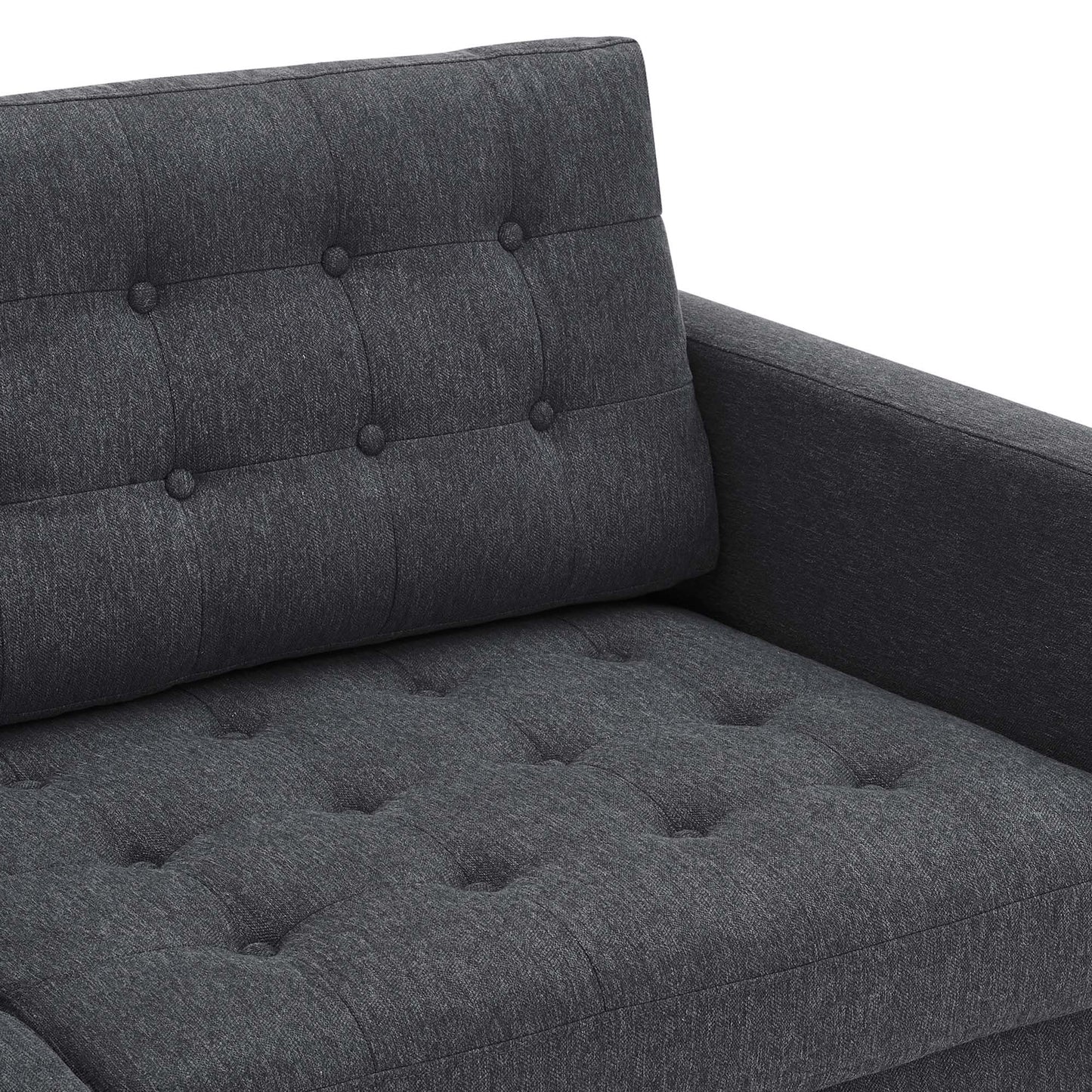 Exalt Tufted Performance Velvet Sofa by Furniture for America