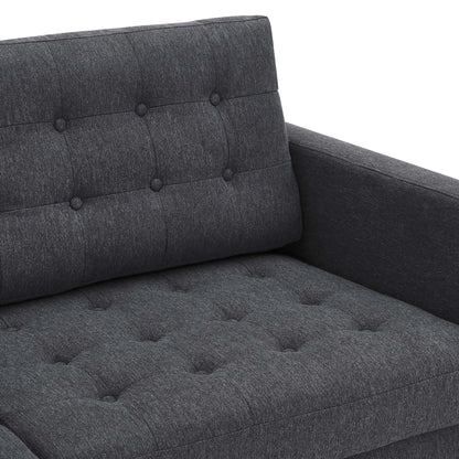 Exalt Tufted Performance Velvet Sofa by Furniture for America