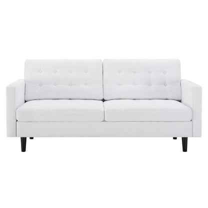 Exalt Tufted Performance Velvet Sofa by Furniture for America
