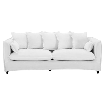 Avalon Slipcover Fabric Sofa by Furniture for America