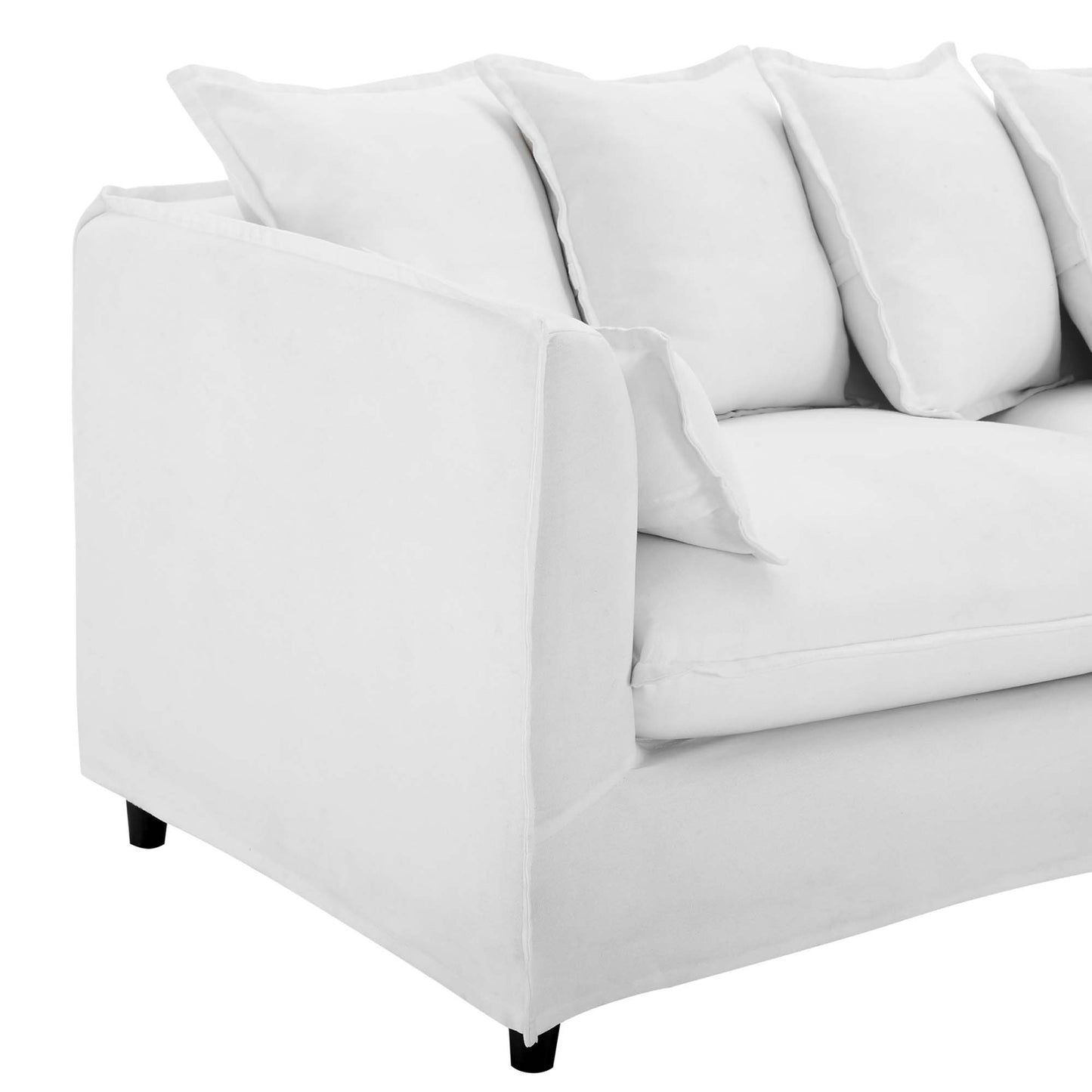 Avalon Slipcover Fabric Sofa by Furniture for America