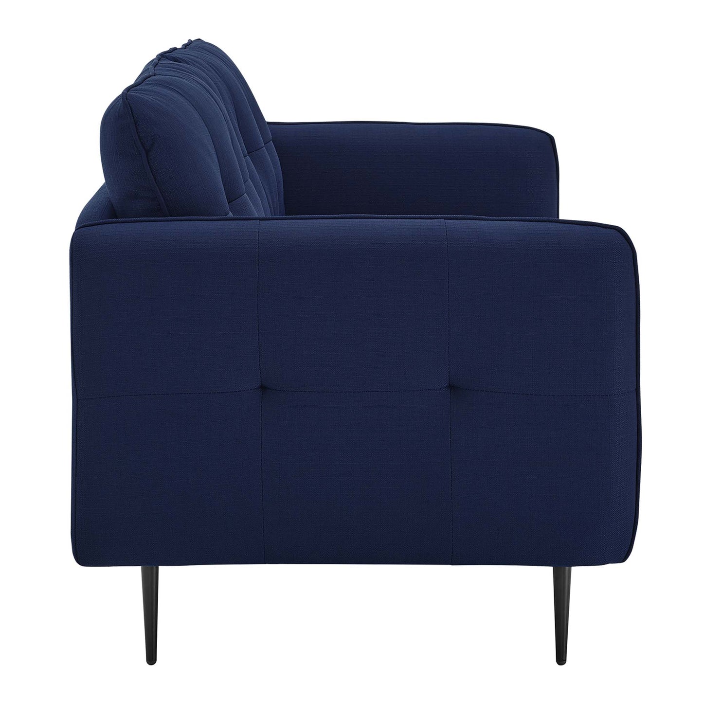 Cameron Tufted Fabric Sofa by Furniture for America