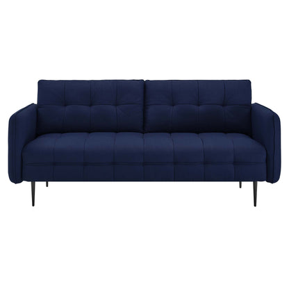 Cameron Tufted Fabric Sofa by Furniture for America