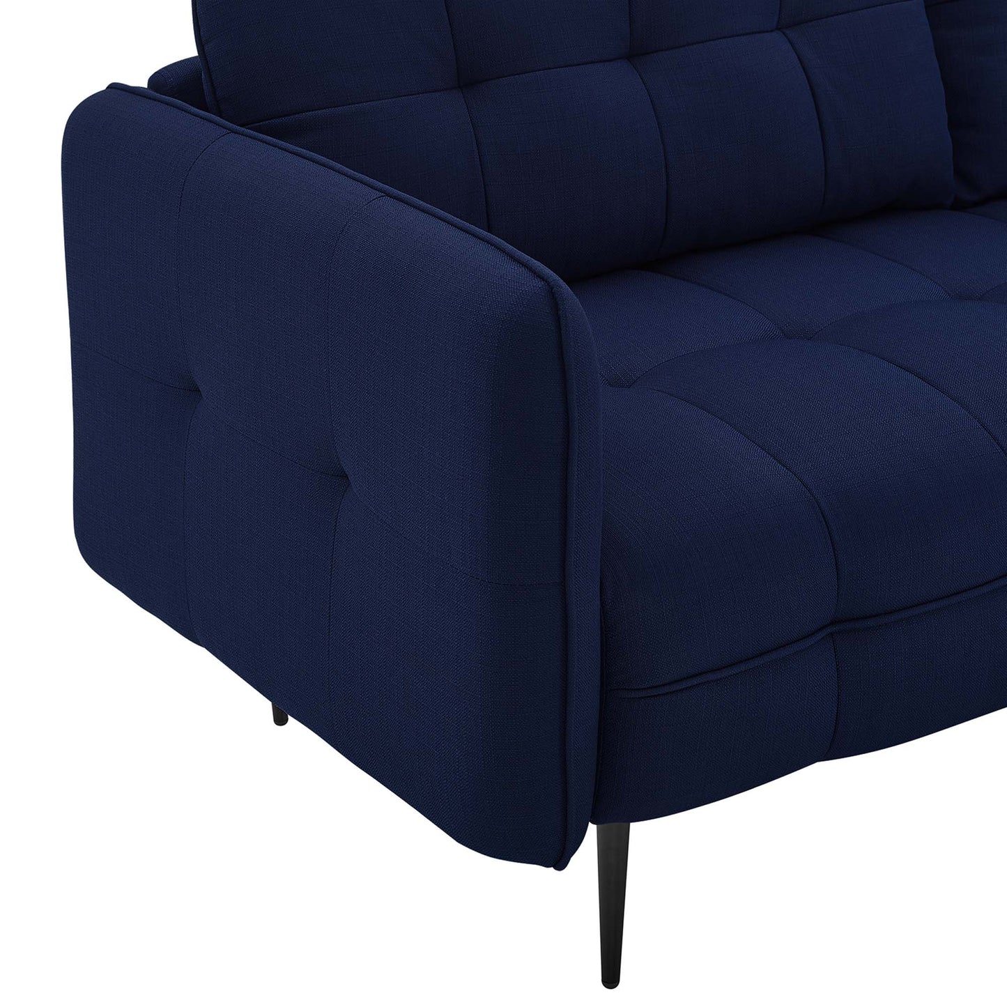 Cameron Tufted Fabric Sofa by Furniture for America