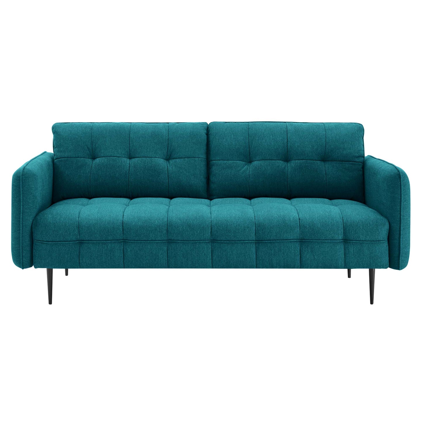 Cameron Tufted Fabric Sofa by Furniture for America