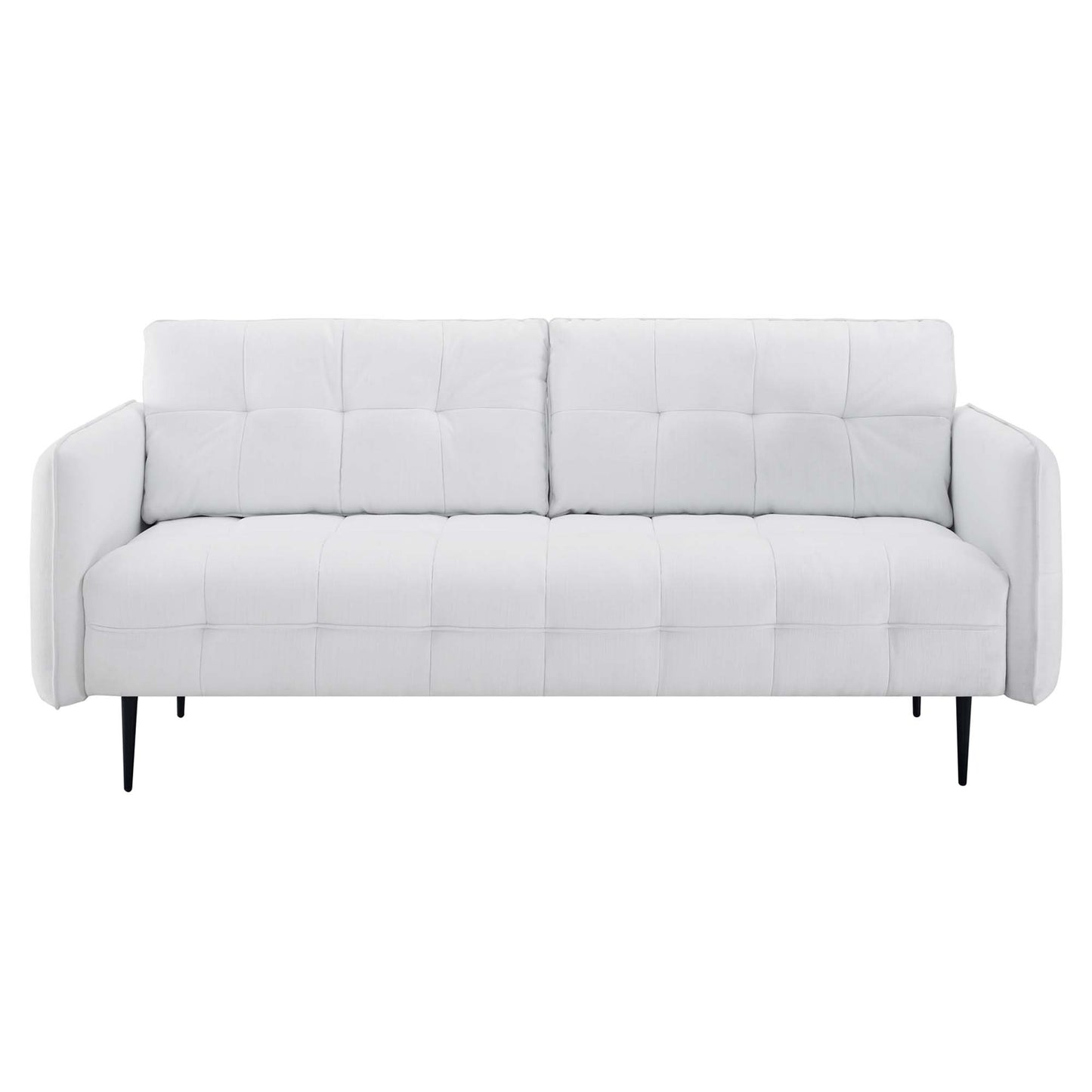 Cameron Tufted Fabric Sofa by Furniture for America