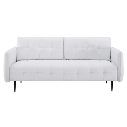 Cameron Tufted Fabric Sofa by Furniture for America