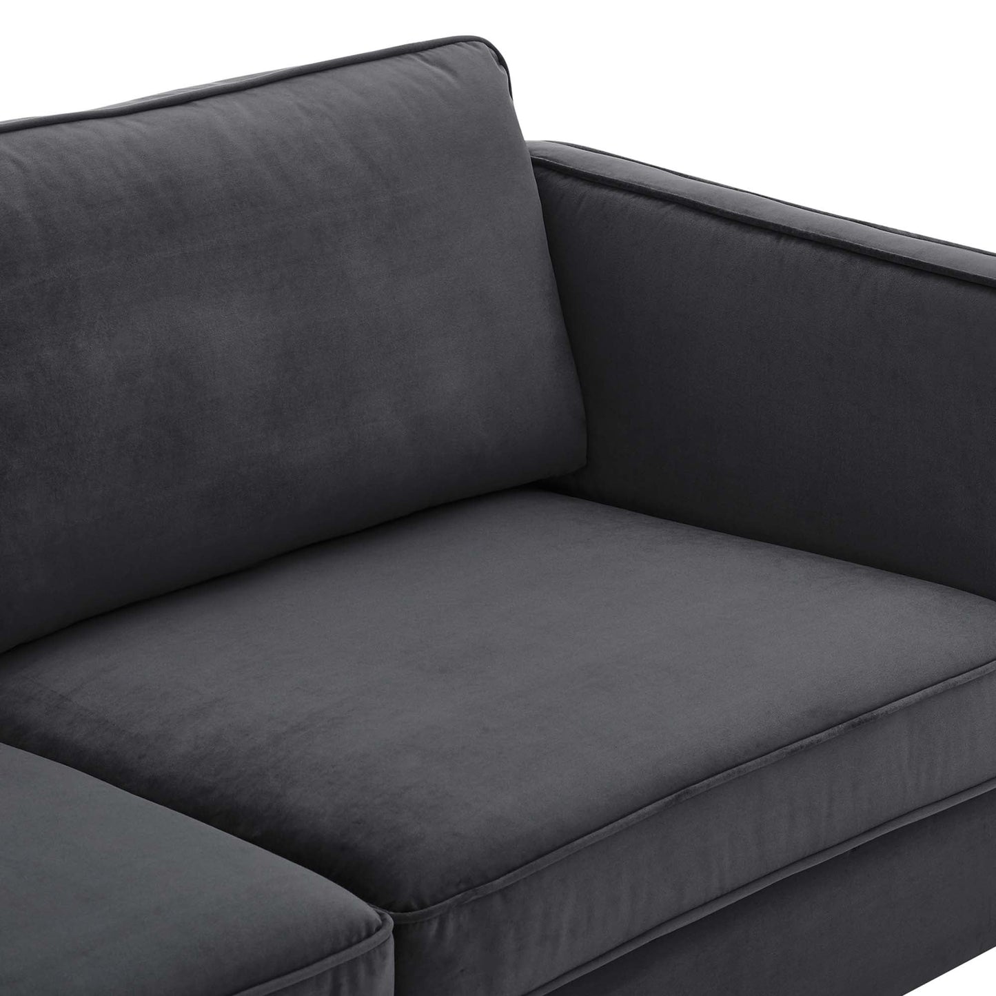 Kaiya Performance Velvet Sofa by Furniture for America