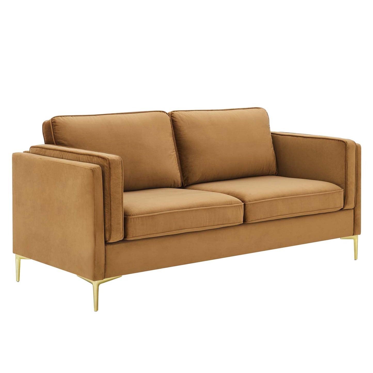 Kaiya Performance Velvet Sofa by Furniture for America