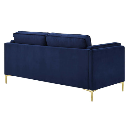 Kaiya Performance Velvet Sofa by Furniture for America