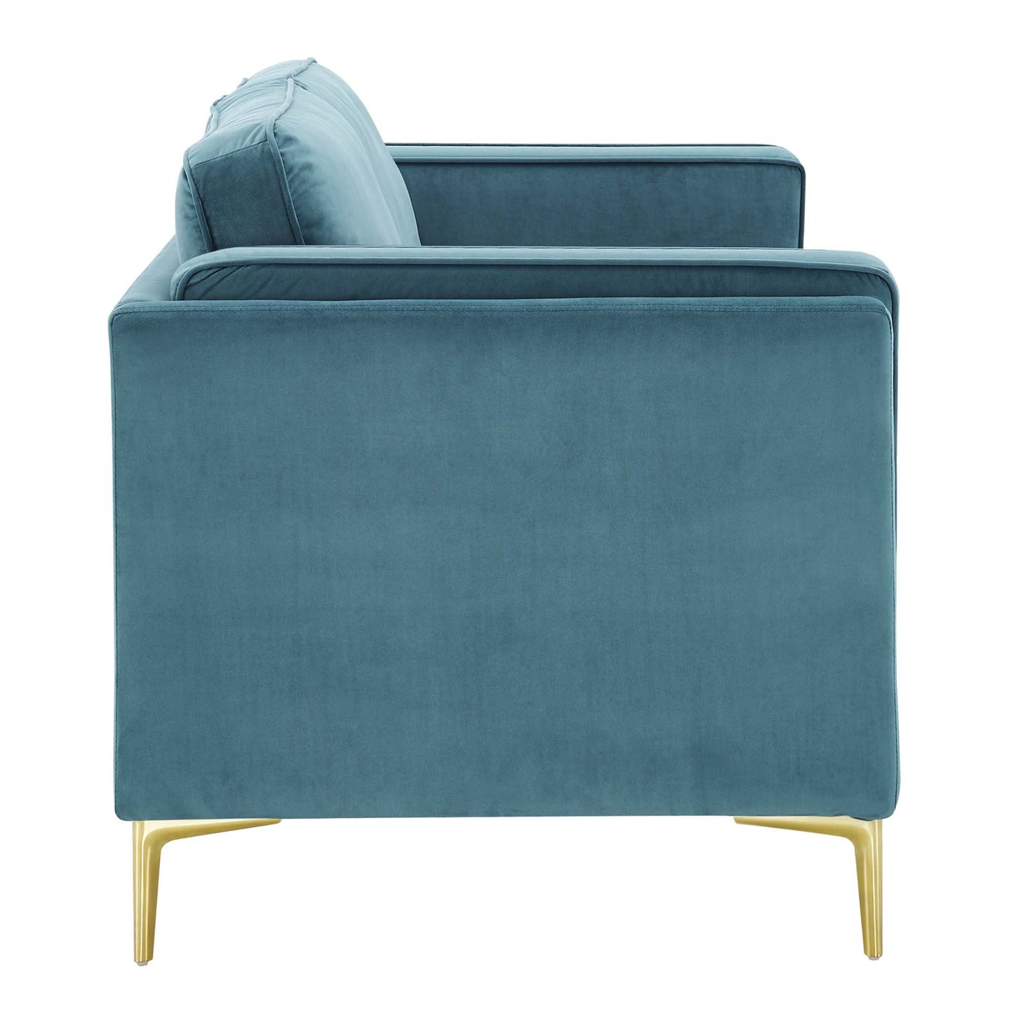 Kaiya Performance Velvet Sofa by Furniture for America