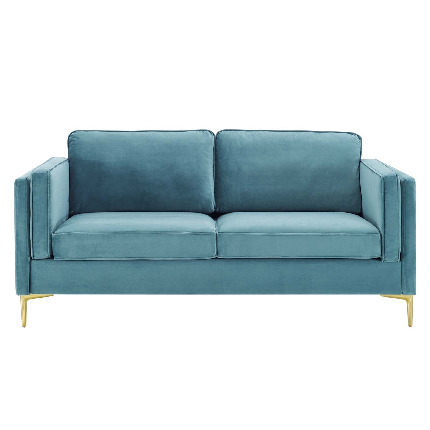 Kaiya Performance Velvet Sofa by Furniture for America