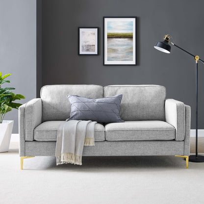 Kaiya Fabric Sofa by Furniture for America