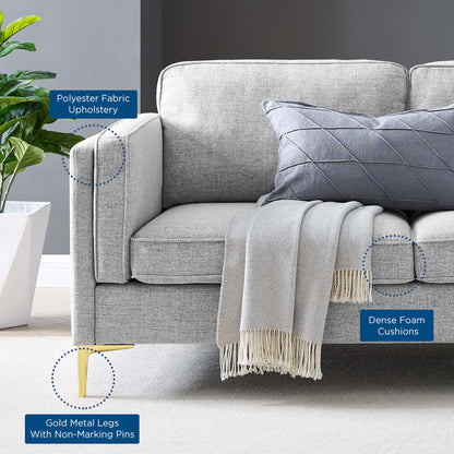 Kaiya Fabric Sofa by Furniture for America