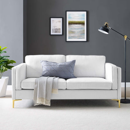 Kaiya Fabric Sofa by Furniture for America