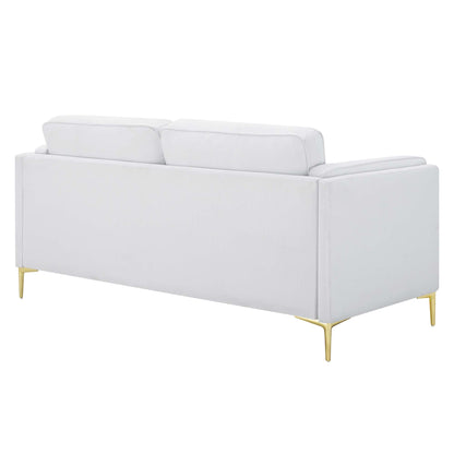 Kaiya Fabric Sofa by Furniture for America