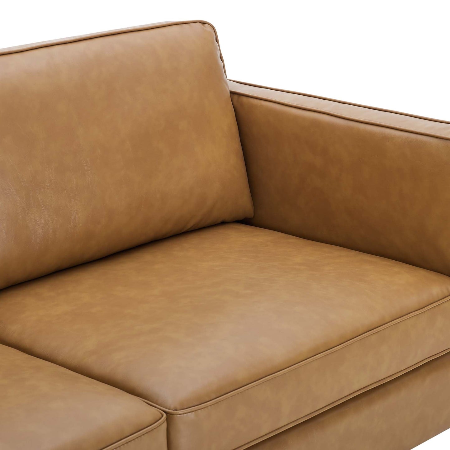 Kaiya Vegan Leather Sofa by Furniture for America