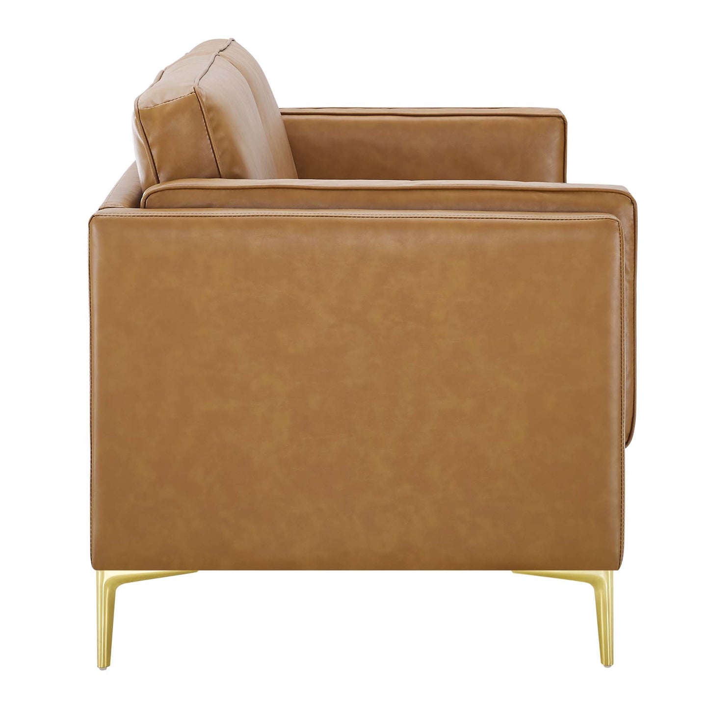 Kaiya Vegan Leather Sofa by Furniture for America