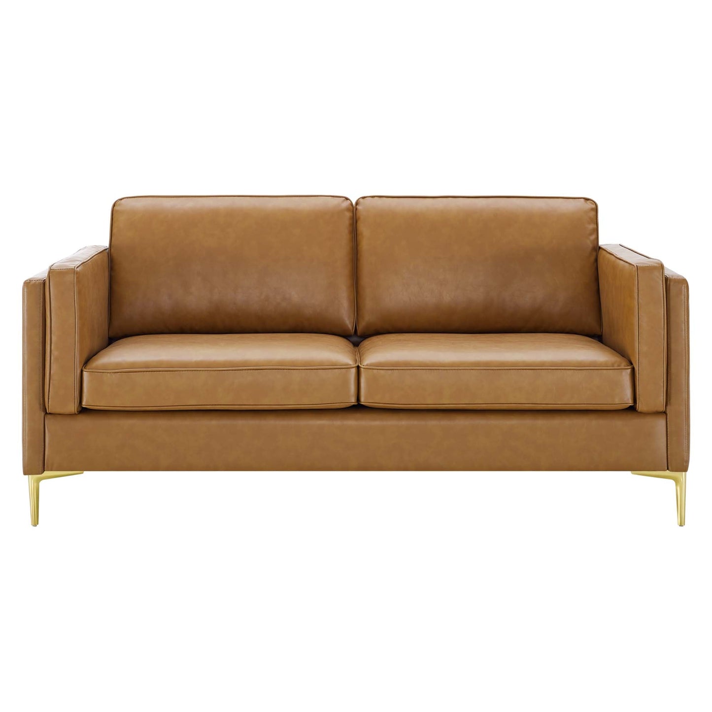 Kaiya Vegan Leather Sofa by Furniture for America