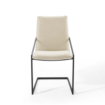 Pitch Upholstered Fabric Dining Armchair Set of 2 by Furniture for America