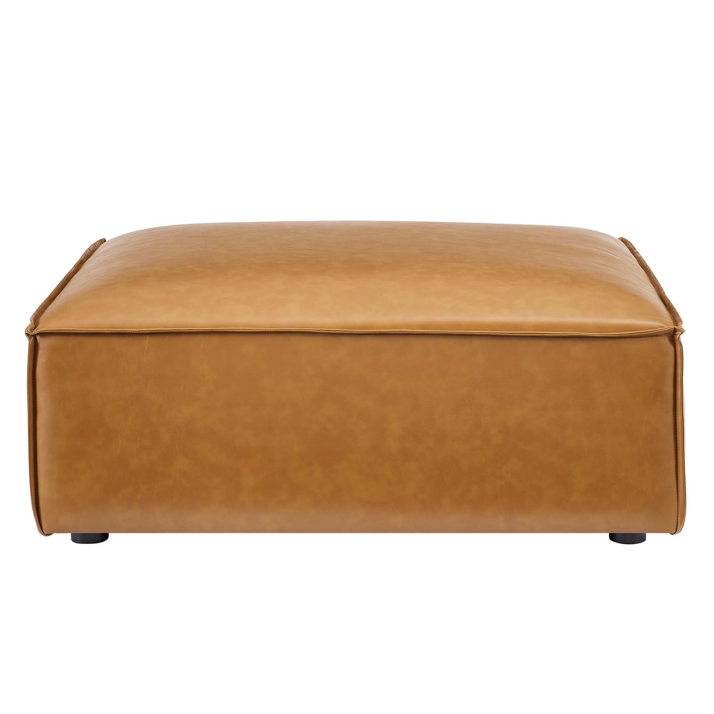 Restore Vegan Leather Ottoman by Furniture For America