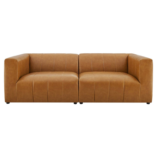 Bartlett 2-Piece Vegan Leather Loveseat by Furniture for America