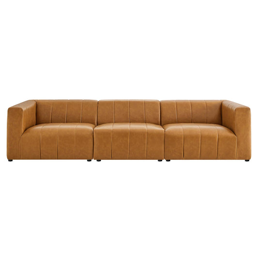 Bartlett 3-Piece Vegan Leather Sofa by Furniture for America