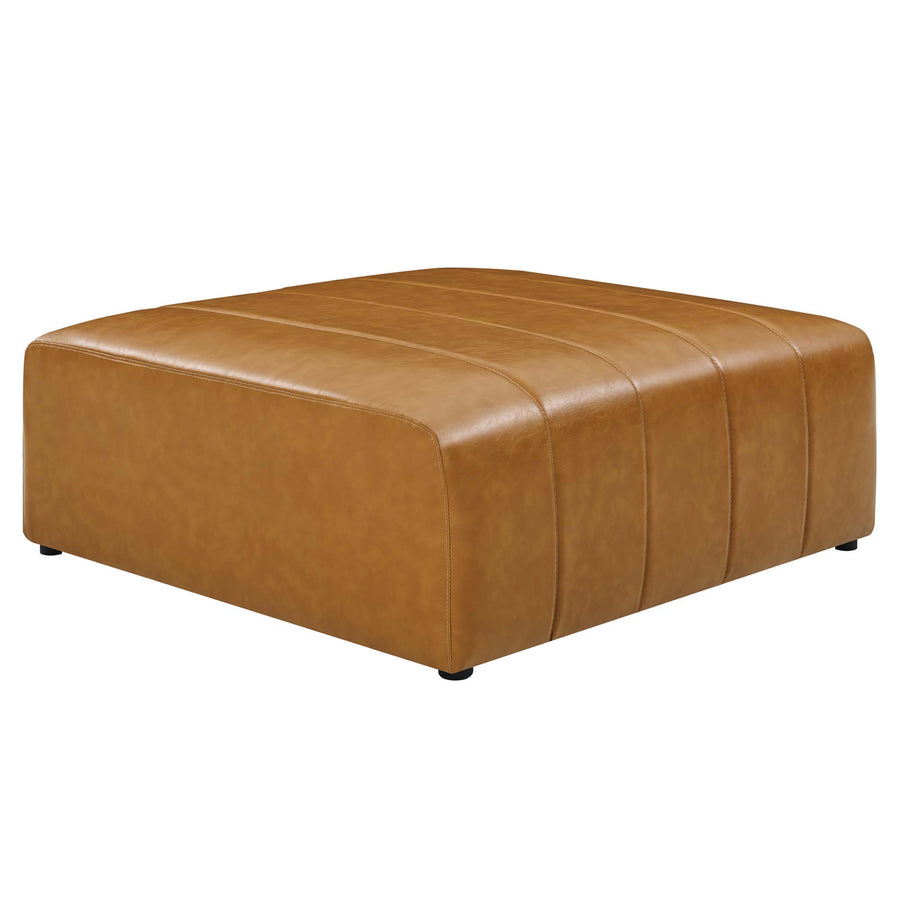 Reef 6-Piece Vegan Leather Sectional Sofa in Tan