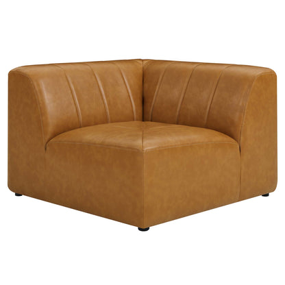 Bartlett 8-Piece Vegan Leather Sectional Sofa by Furniture for America
