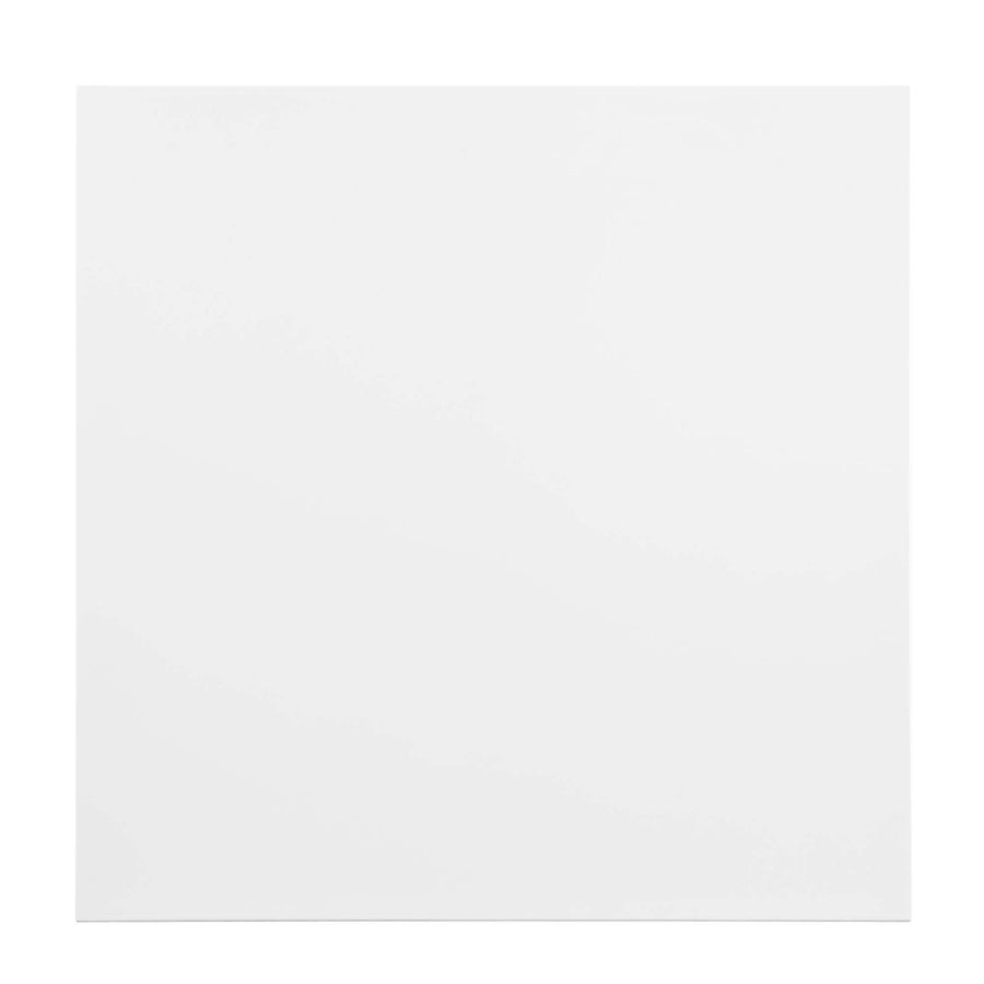 Theo 28" Square Dining Table in Gold White