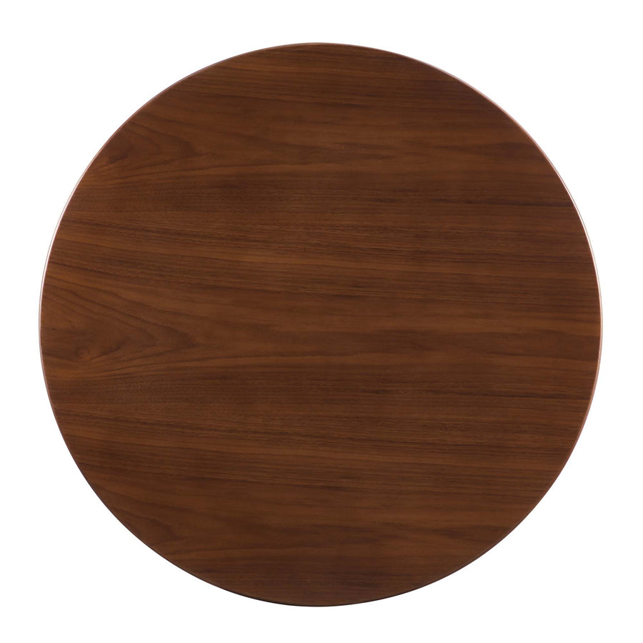 Theo 35" Dining Table in Gold Walnut