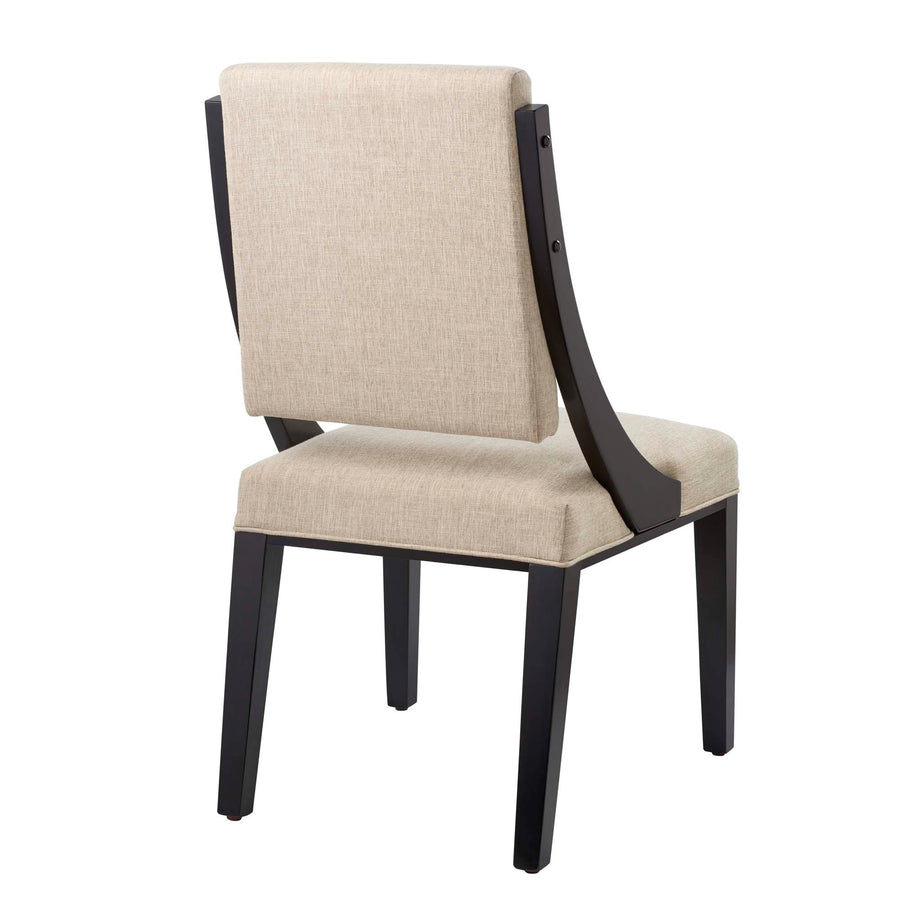 Ifanna Upholstered Fabric Dining Chairs Set of 2 in Beige