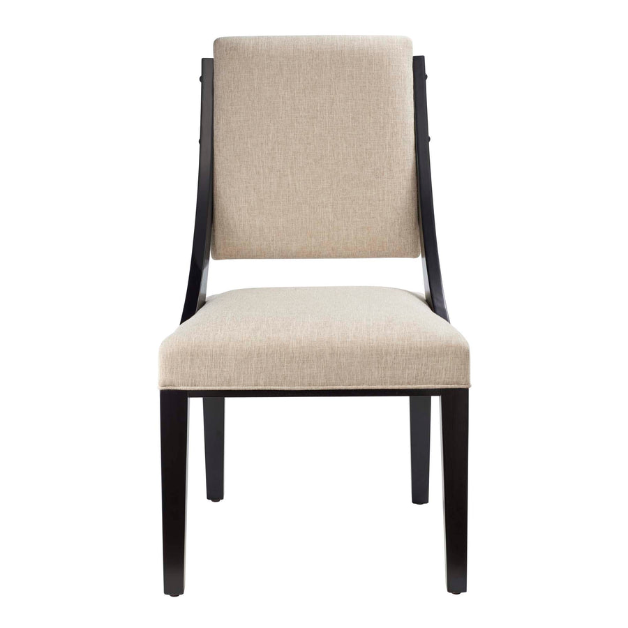Ifanna Upholstered Fabric Dining Chairs Set of 2 in Beige