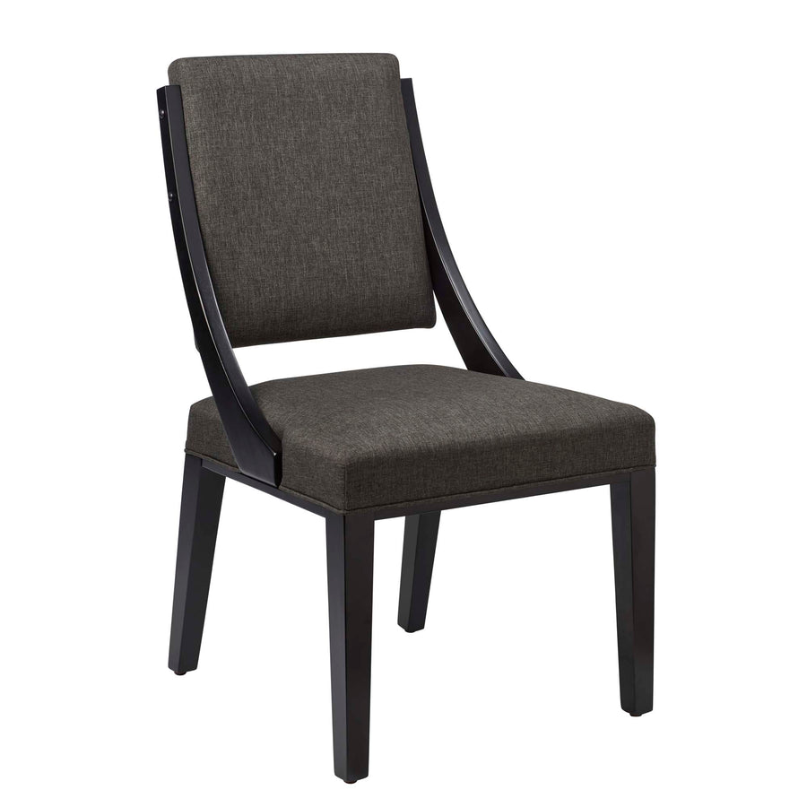 Ifanna Upholstered Fabric Dining Chairs Set of 2 in Gray