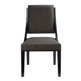 Ifanna Upholstered Fabric Dining Chairs Set of 2 in Gray