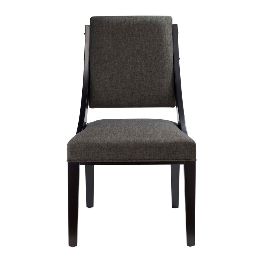 Ifanna Upholstered Fabric Dining Chairs Set of 2 in Gray