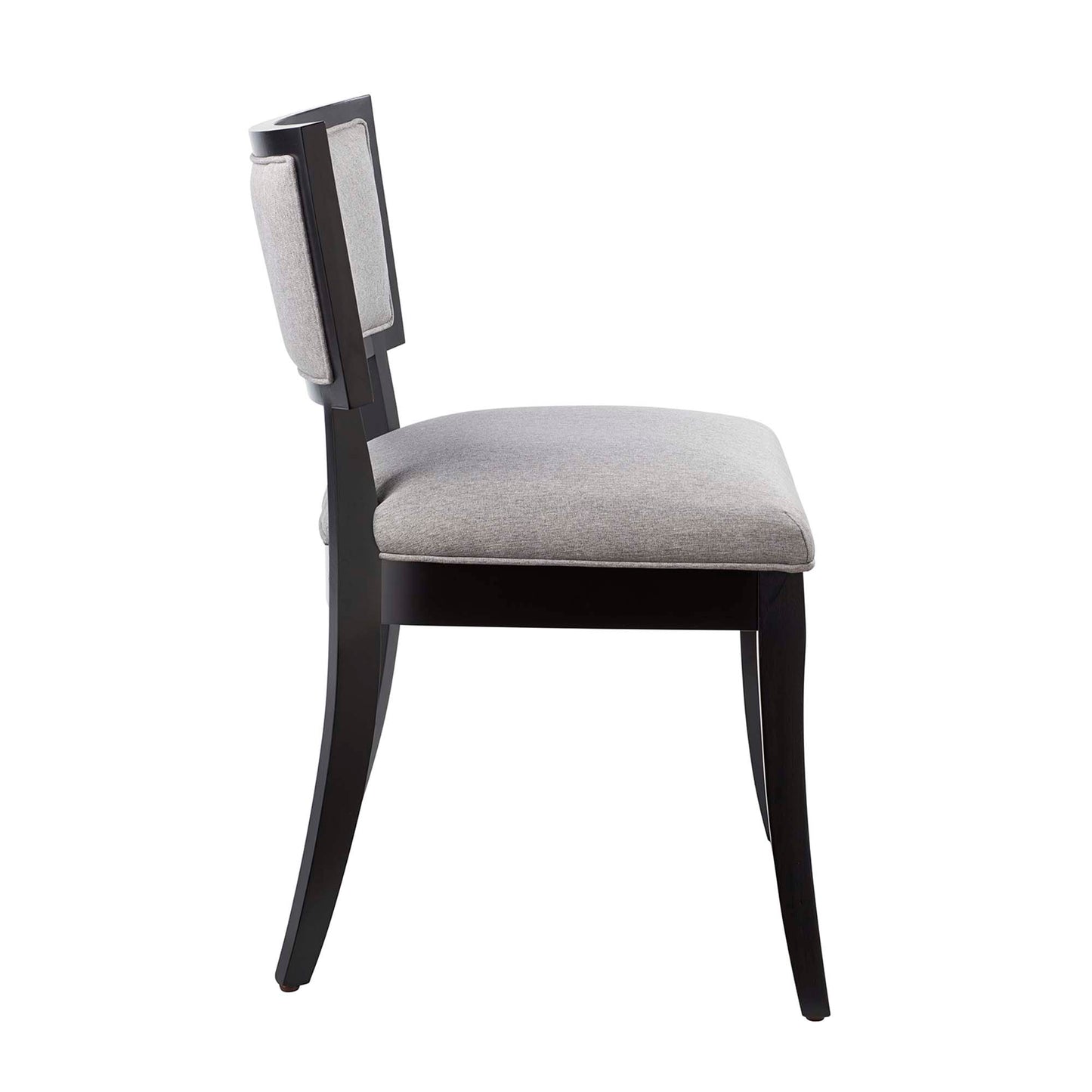Pristine Upholstered Fabric Dining Chairs Set of 2 by Furniture for America