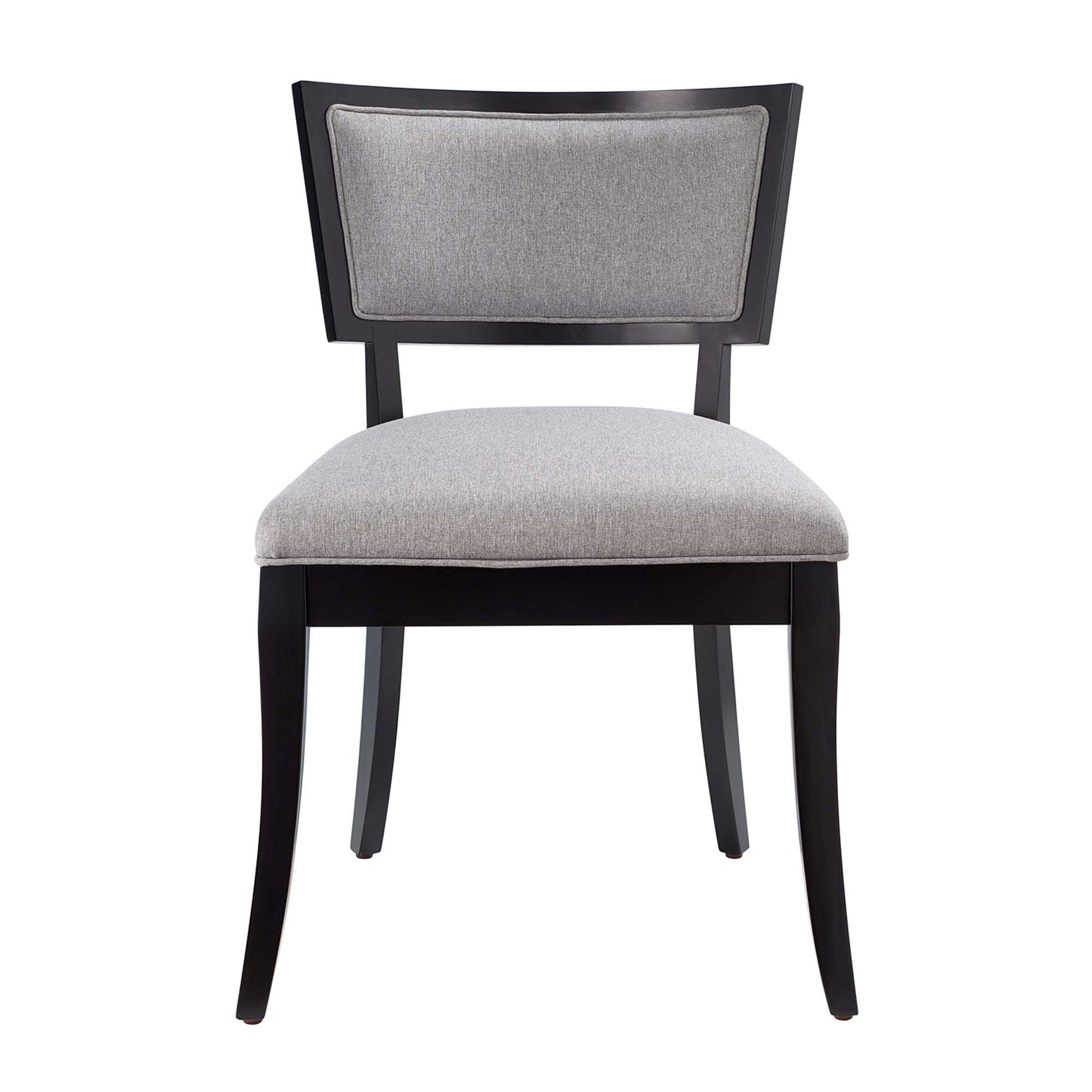 Pristine Upholstered Fabric Dining Chairs Set of 2 by Furniture for America