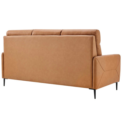 Huxley Leather Sofa by Furniture for America