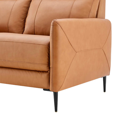 Huxley Leather Sofa by Furniture for America