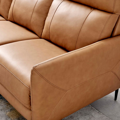 Huxley Leather Sofa by Furniture for America