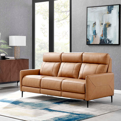 Huxley Leather Sofa by Furniture for America