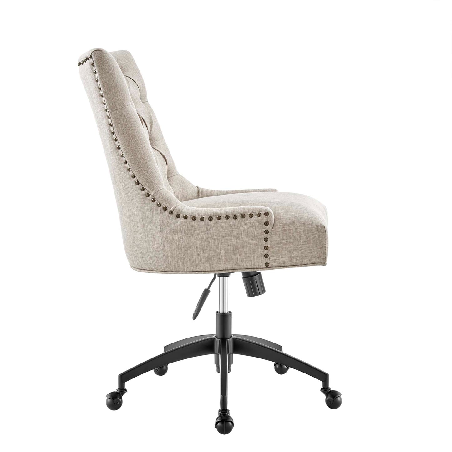 Regent Tufted Fabric Office Chair by Furniture for America