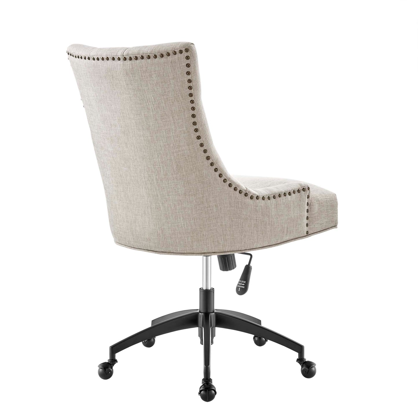 Regent Tufted Fabric Office Chair by Furniture for America