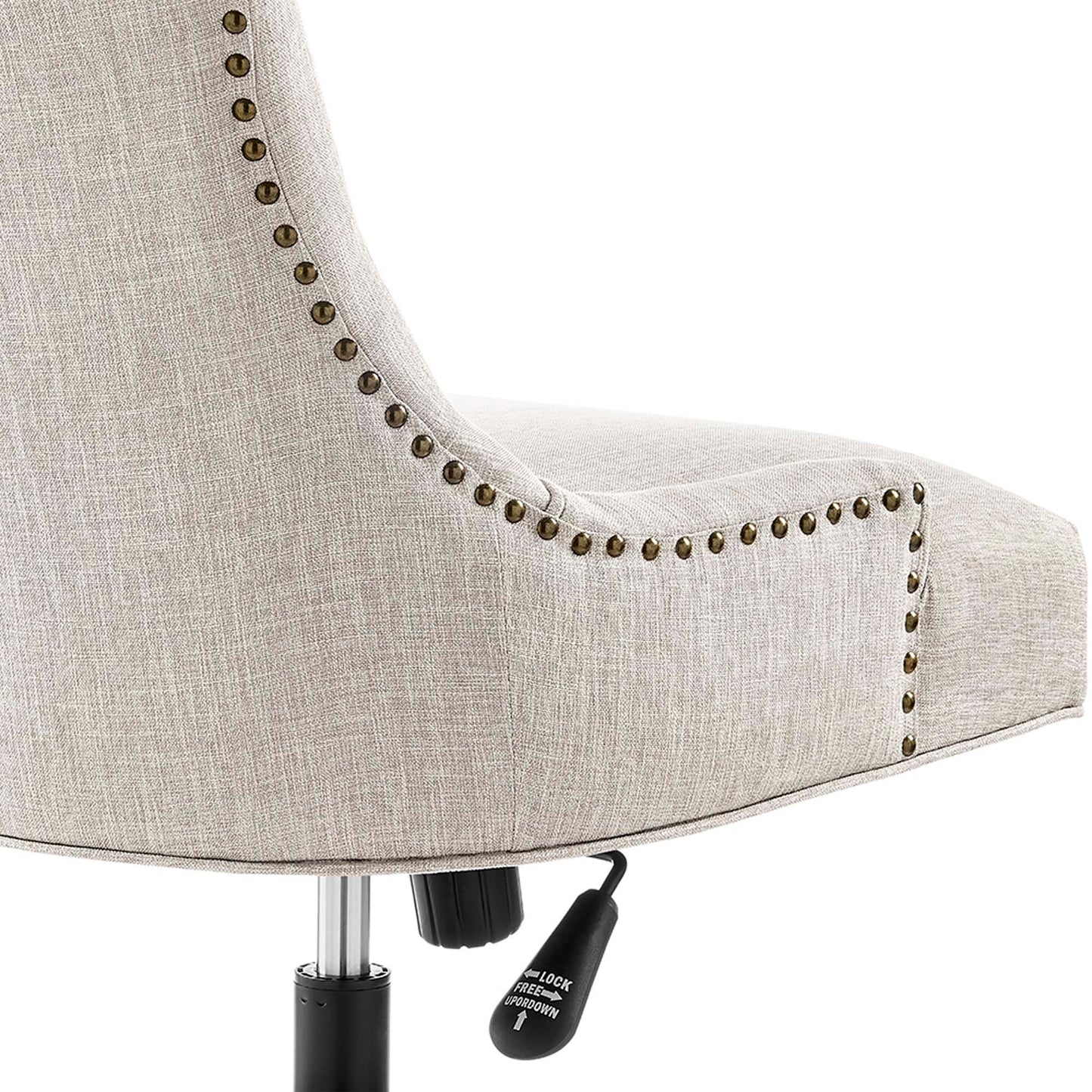 Regent Tufted Fabric Office Chair by Furniture for America